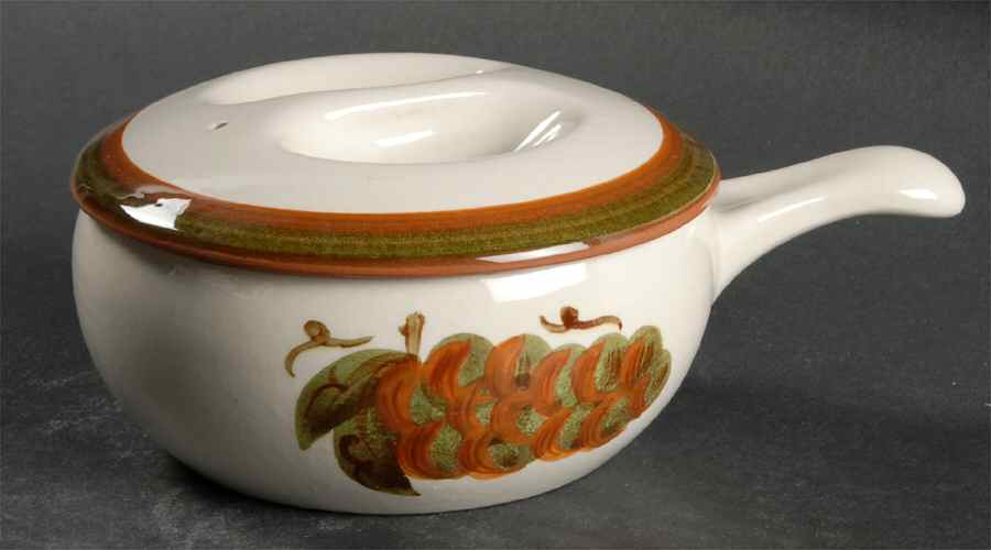 Orchard Song Individual Casserole & Lid by Stangl-1