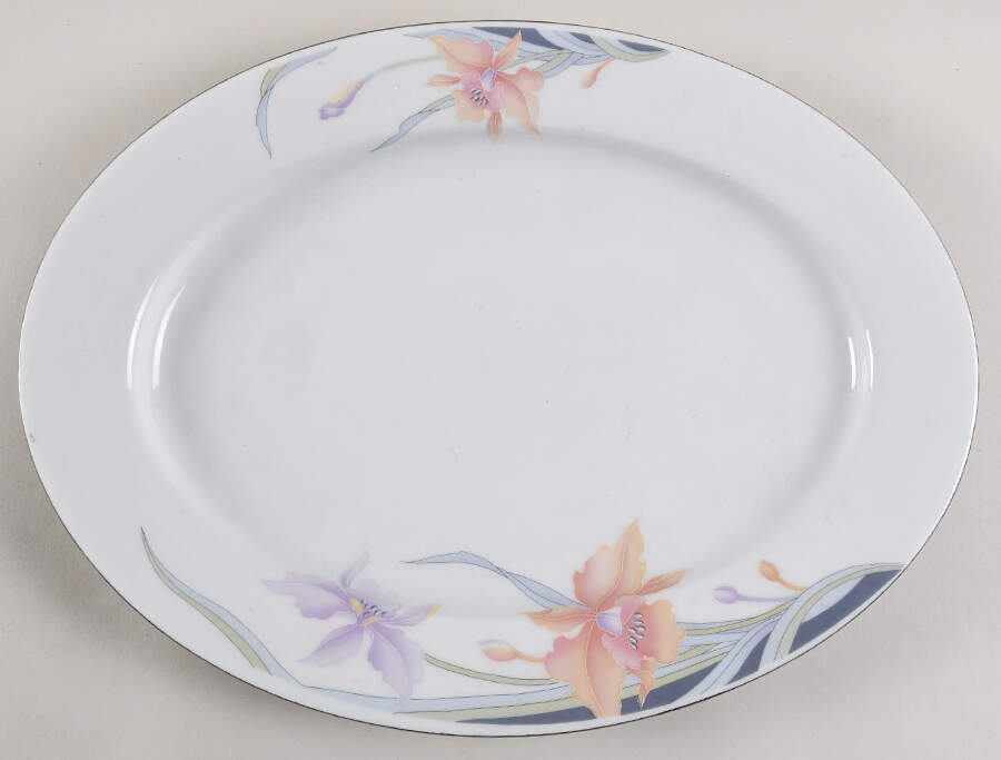 SIV10 14" Oval Serving Platter by Silverie-1