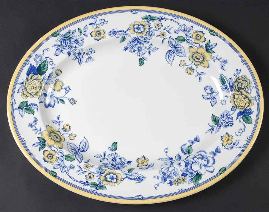 Burlington (Imperialware, Smooth) 15" Oval Serving Platter by Spode-1