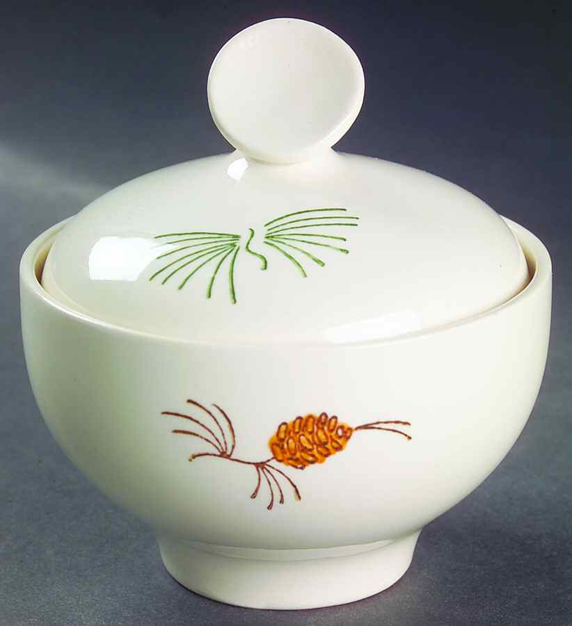 Pine Sugar Bowl & Lid by Stetson-1