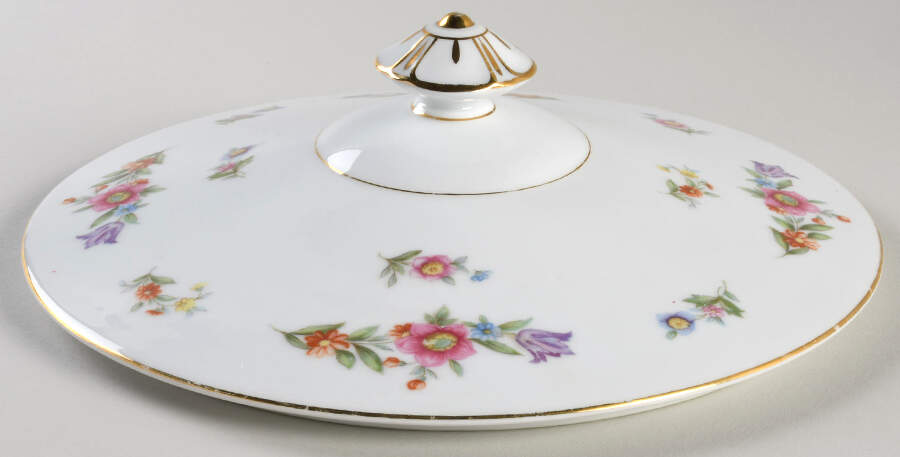 Dresdenia(Occupied Japan) Lid for Round Vegetable by Sango-1