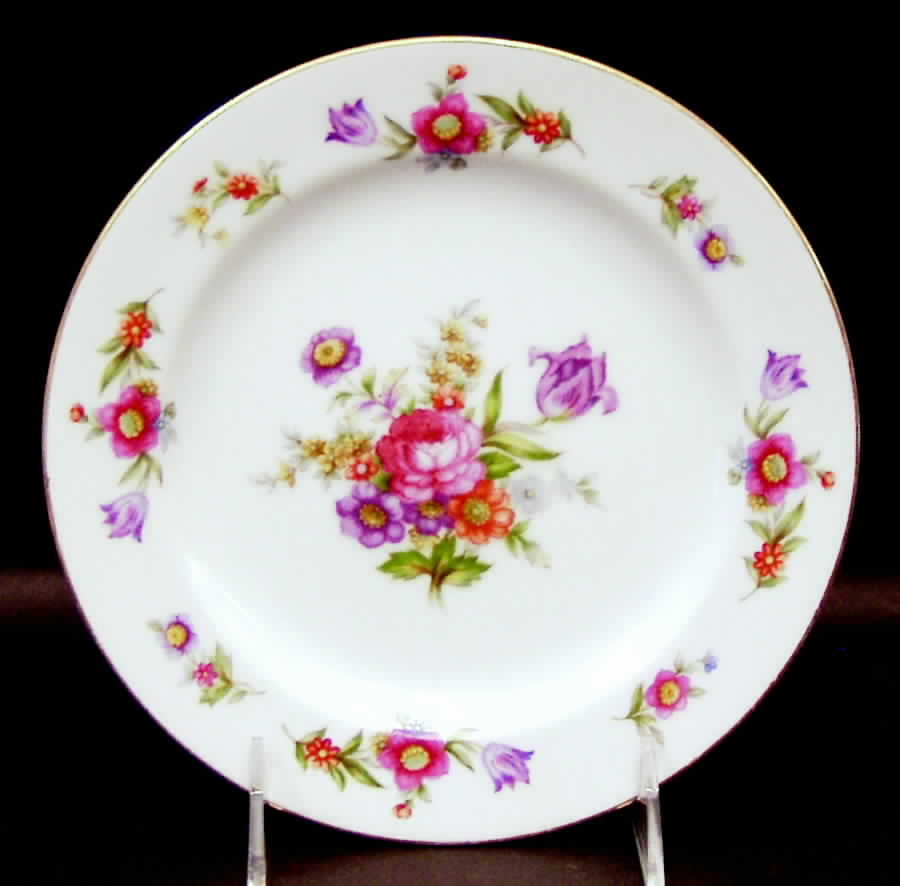 Dresdenia(Occupied Japan) Salad Plate by Sango-1