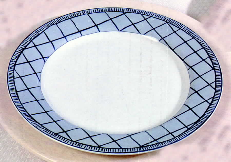 Blue Shadow Dinner Plate by Sakura-1
