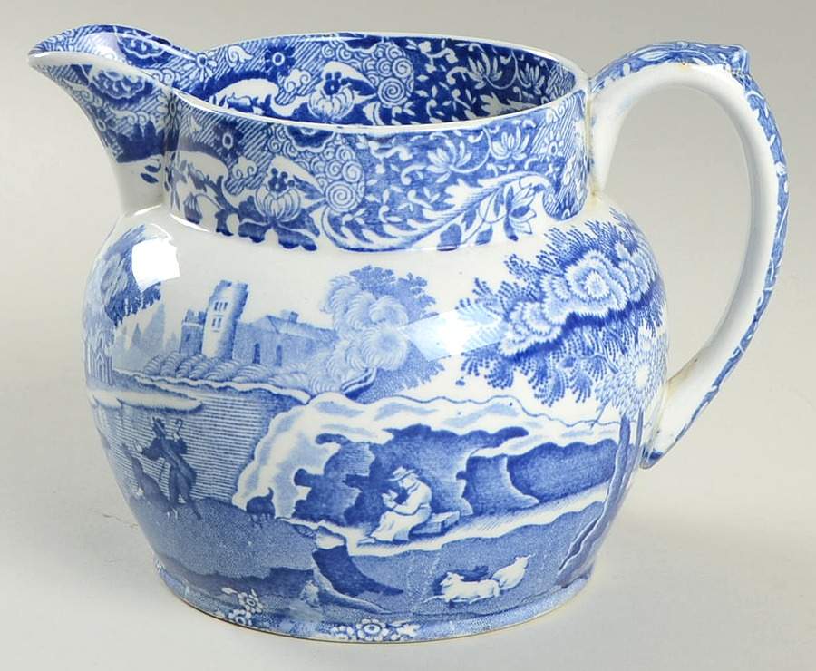 Blue Italian (Older) 24 Oz Jug by Spode-1