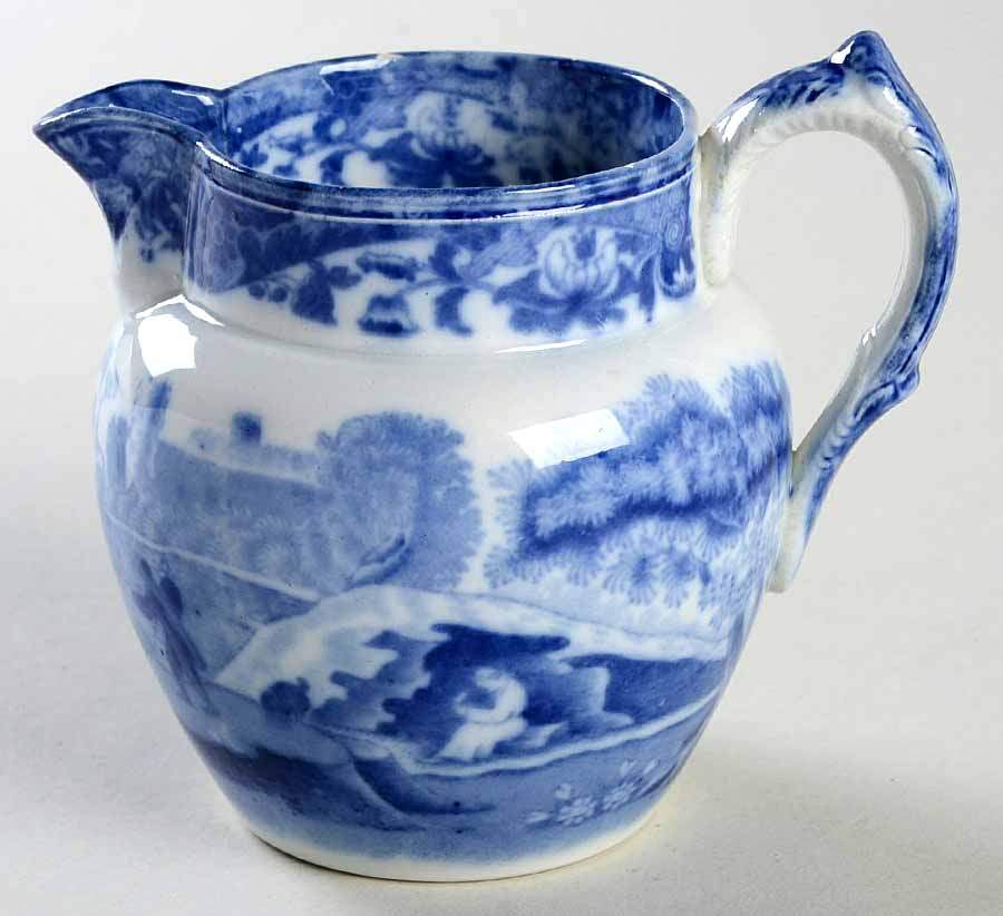 Blue Italian (Older) Creamer by Spode-1