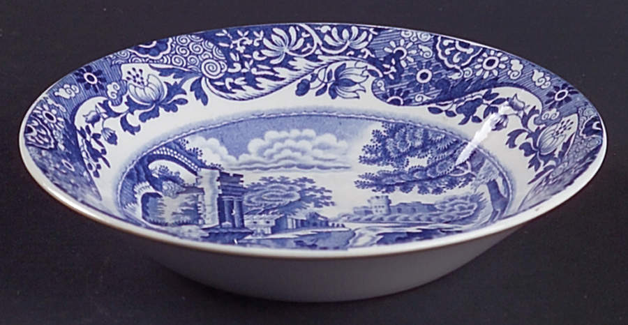 Blue Italian (Older) Fruit/Dessert (Sauce) Bowl by Spode-1