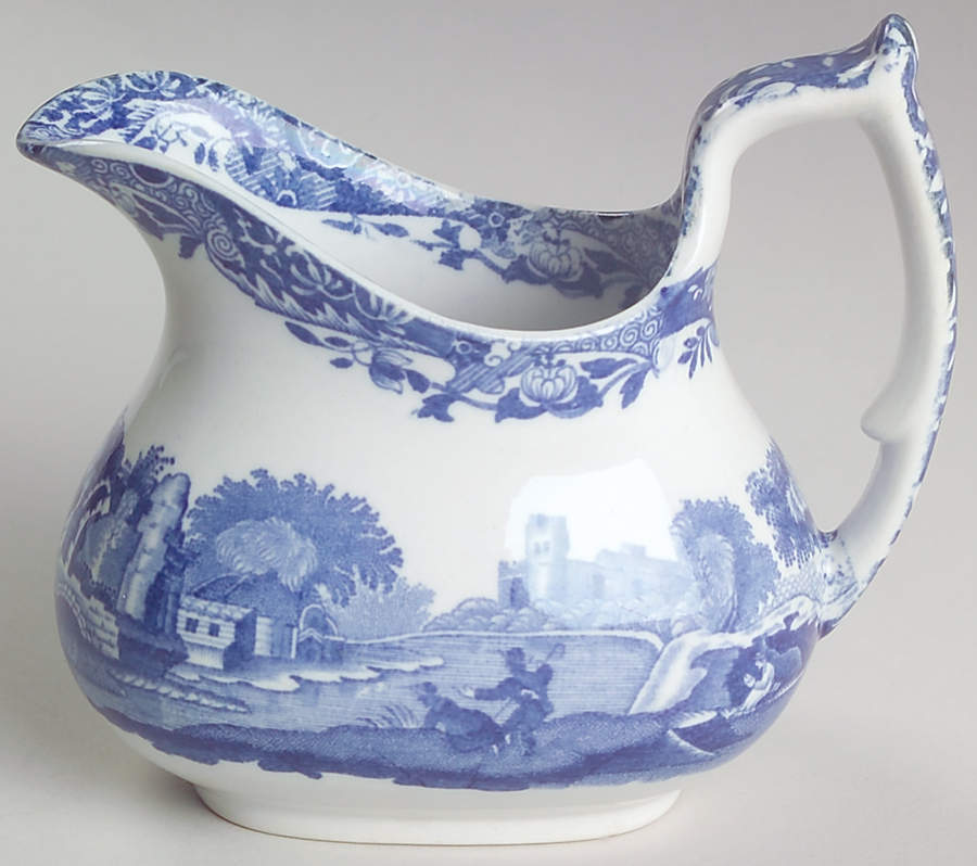 Blue Italian (Older) Mini Creamer by Spode-1