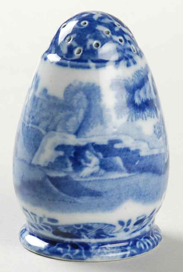 Blue Italian (Older) Pepper Shaker by Spode-1