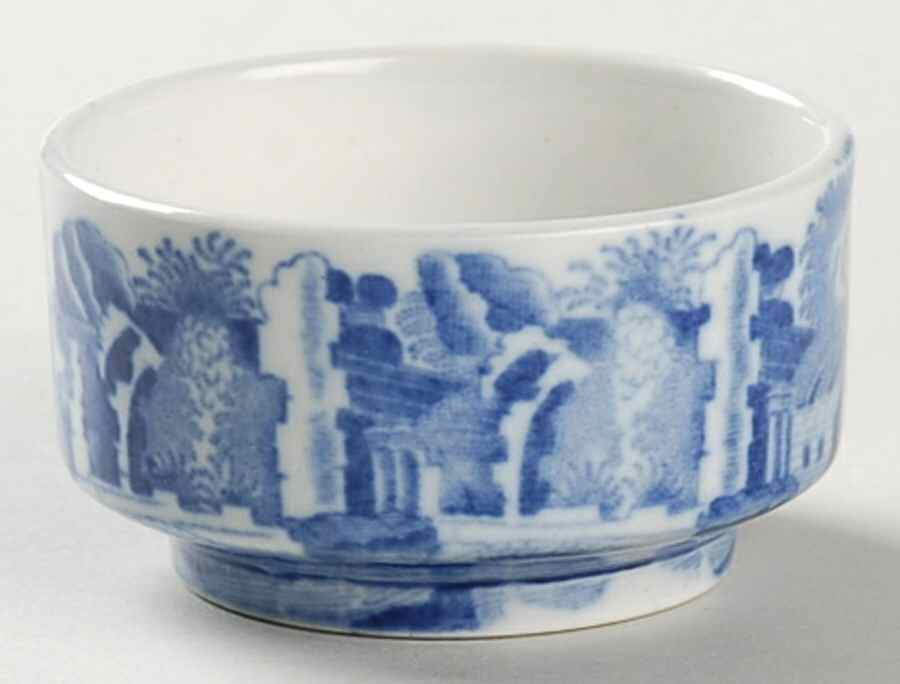 Blue Italian (Older) Master Salt Dip by Spode-1