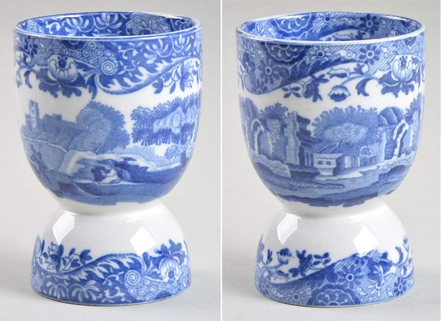 Blue Italian (Older) Double Egg Cup by Spode-1