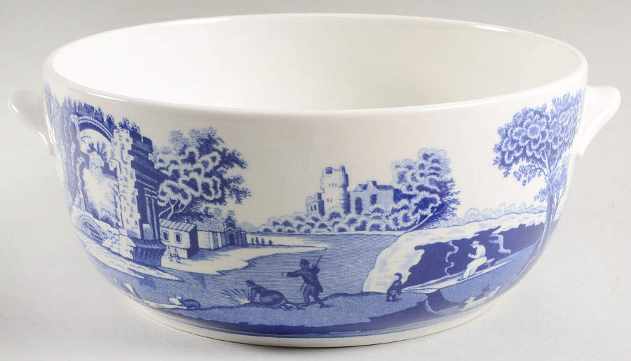 Blue Italian 2.25 Qt Round Casserole No Lid by Spode-1