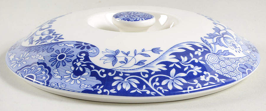 Blue Italian Lid for 2.25 Qt Round Casserole by Spode-1
