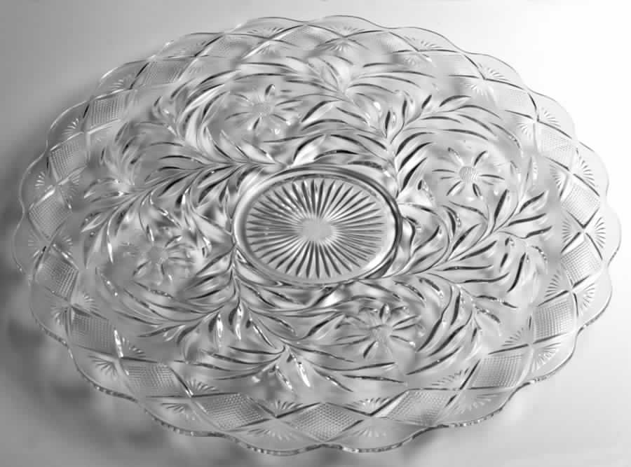 Holiday Large Torte Plate by Smith Glass -1