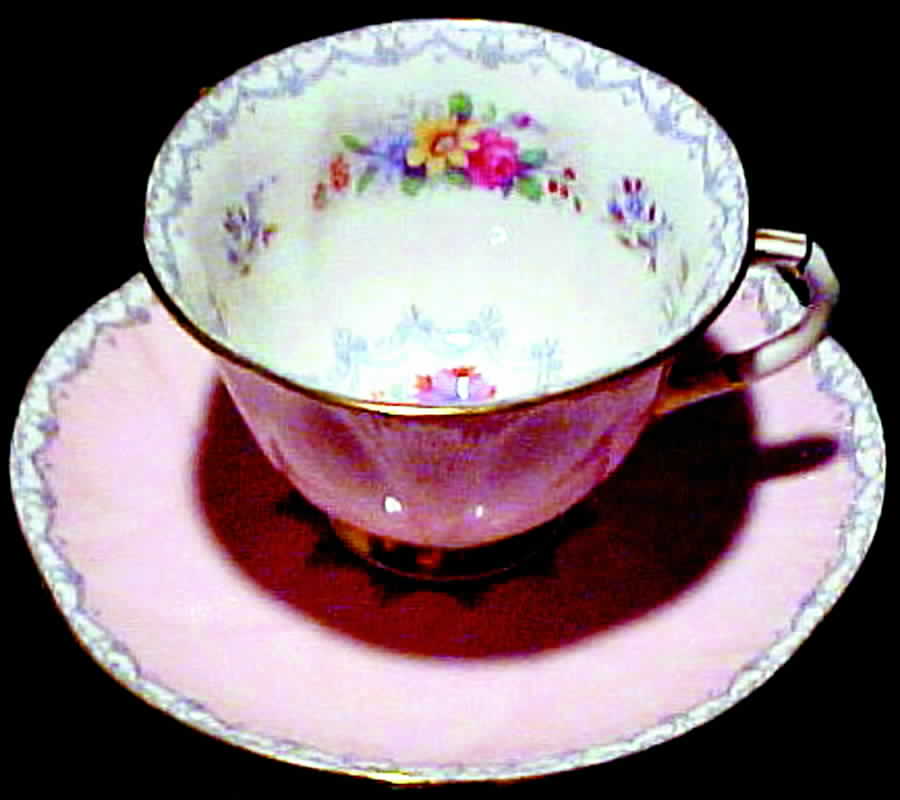 13950-571 Footed Cup & Saucer Set by Shelley-1