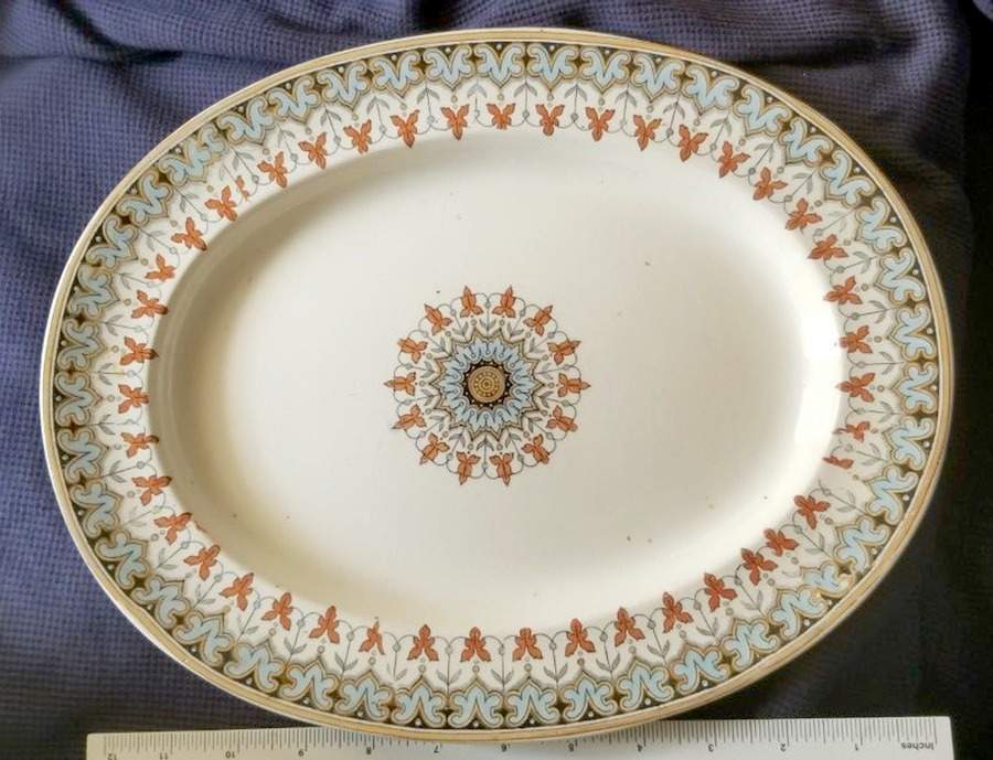 Denmark 12" Oval Serving Platter by Spode-1