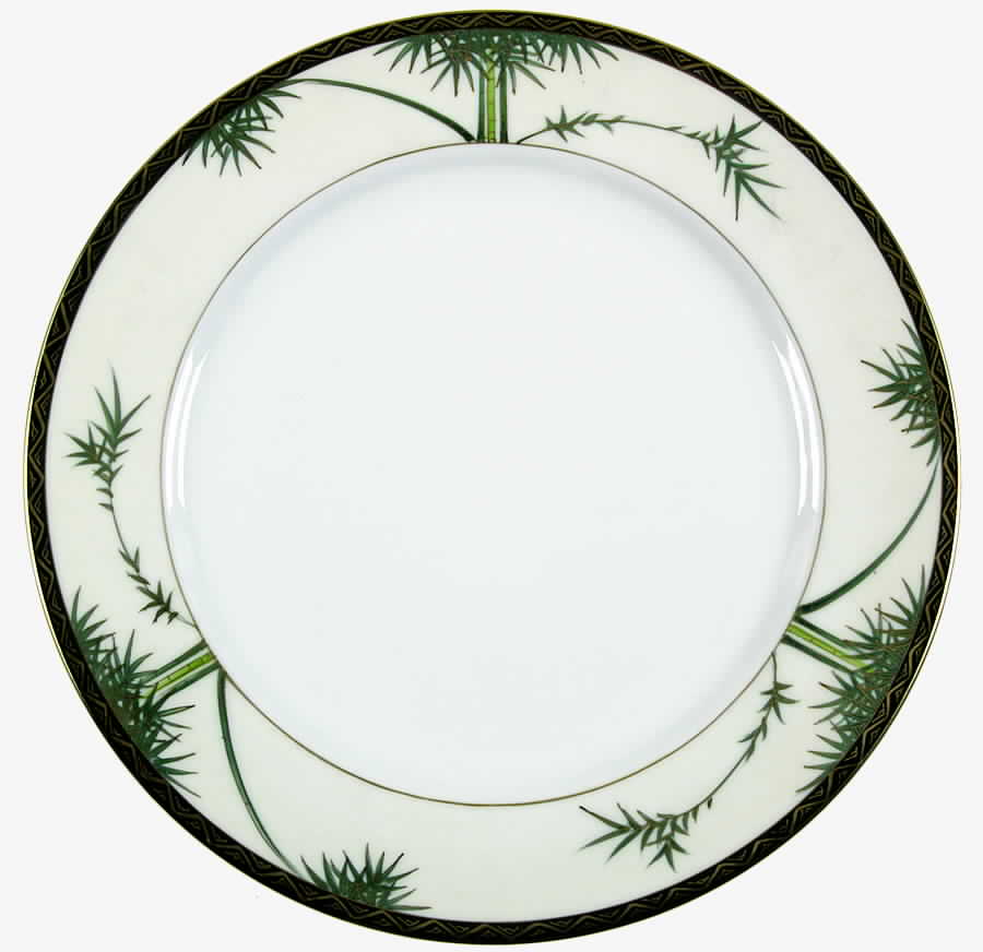 Three Bamboos Dinner Plate by Soko-1