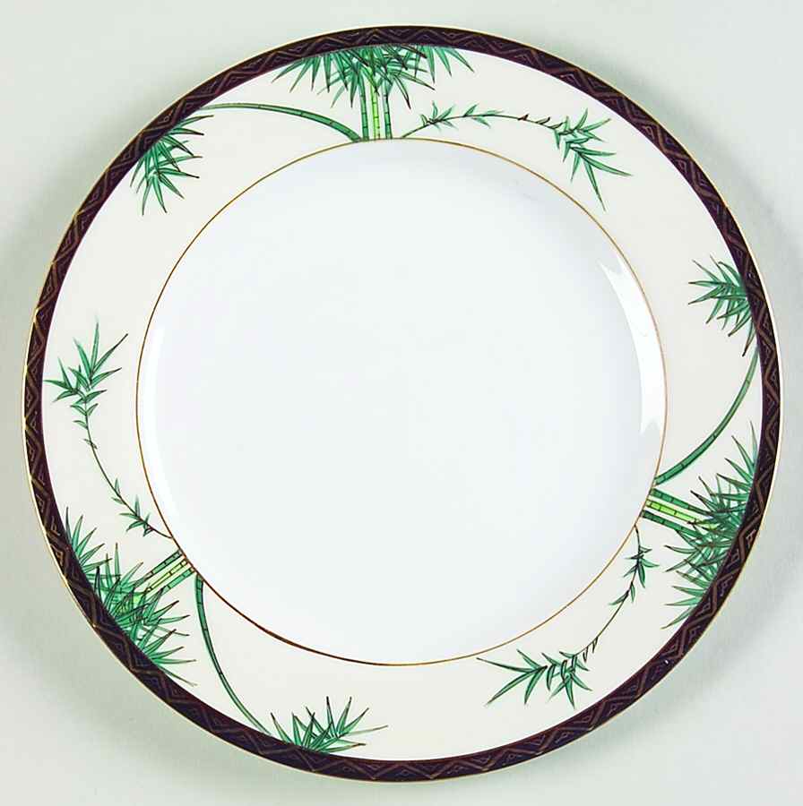 Three Bamboos Salad Plate by Soko-1