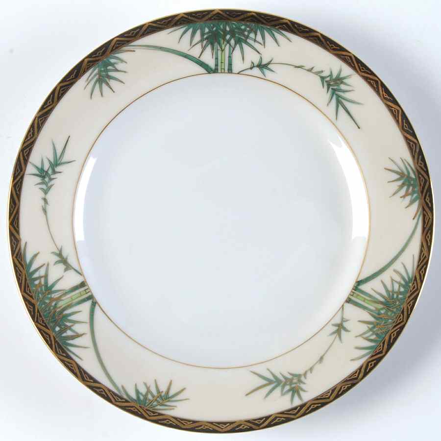 Three Bamboos Bread & Butter Plate by Soko-1