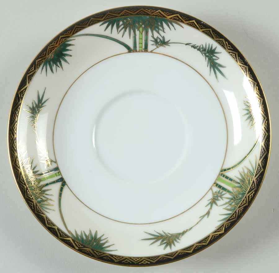 Three Bamboos Saucer by Soko-1