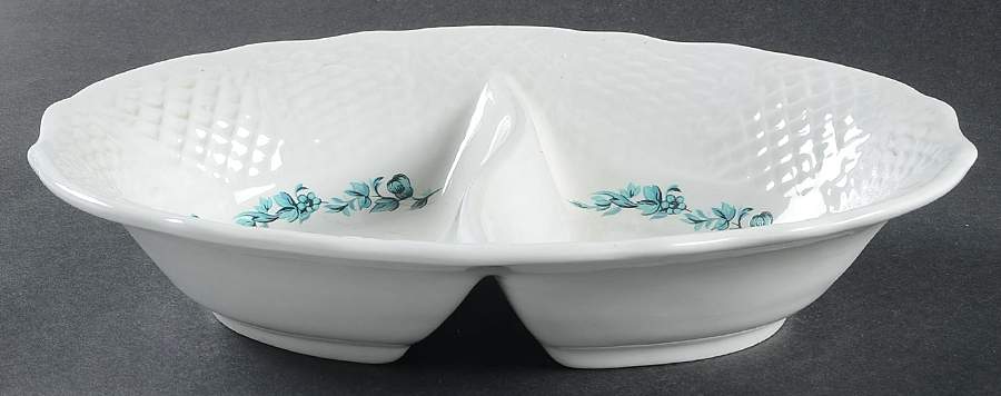 Providence 9" Oval Divided Vegetable Bowl by Simpsons-1
