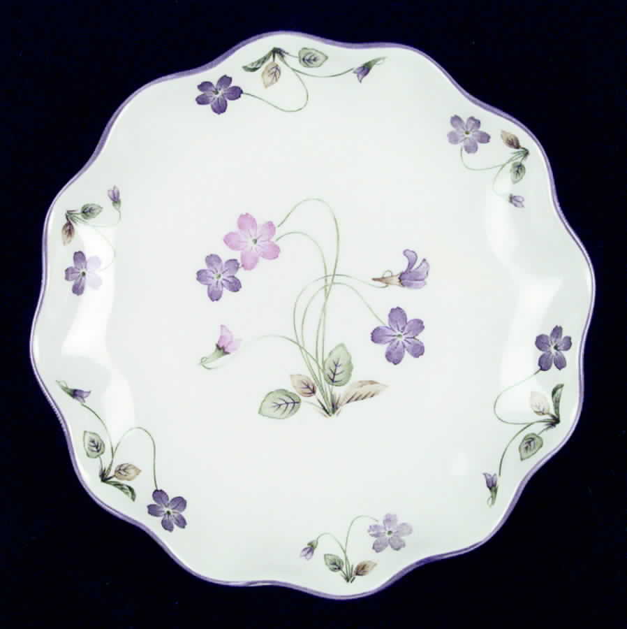 Violet Romance Salad Plate by Sadek-1