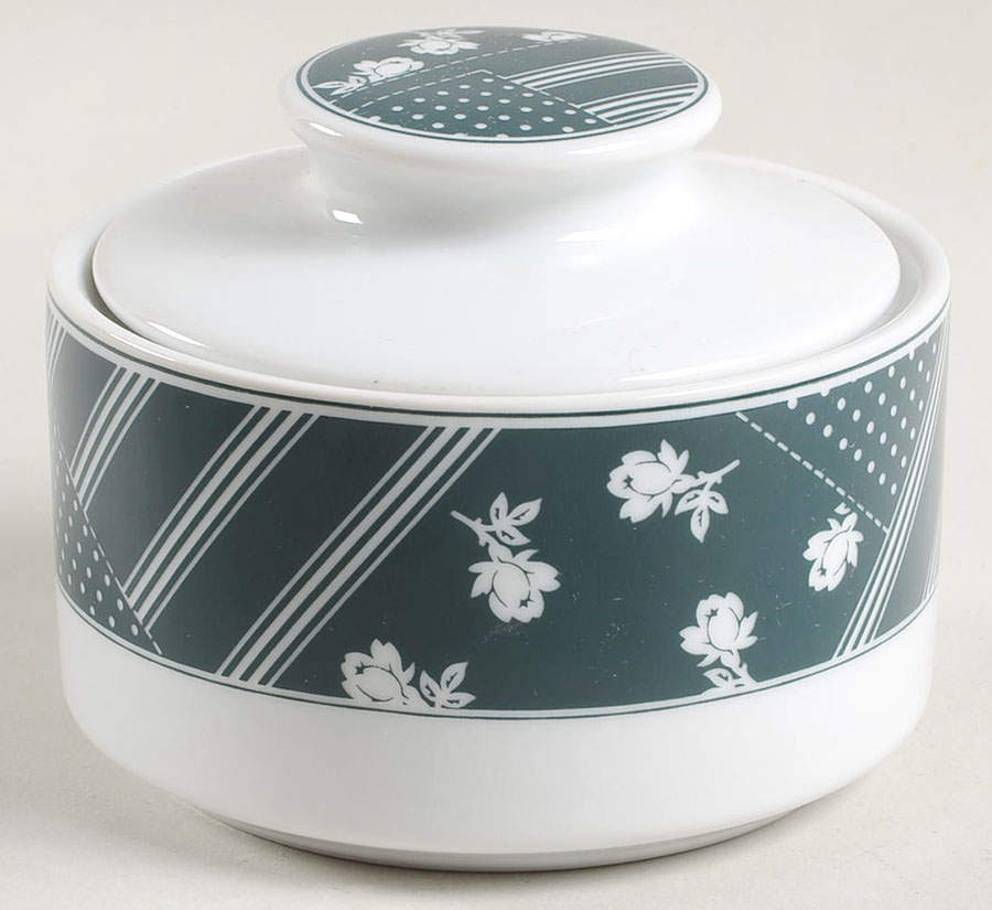Applique Sugar Bowl & Lid by Studio Nova-1
