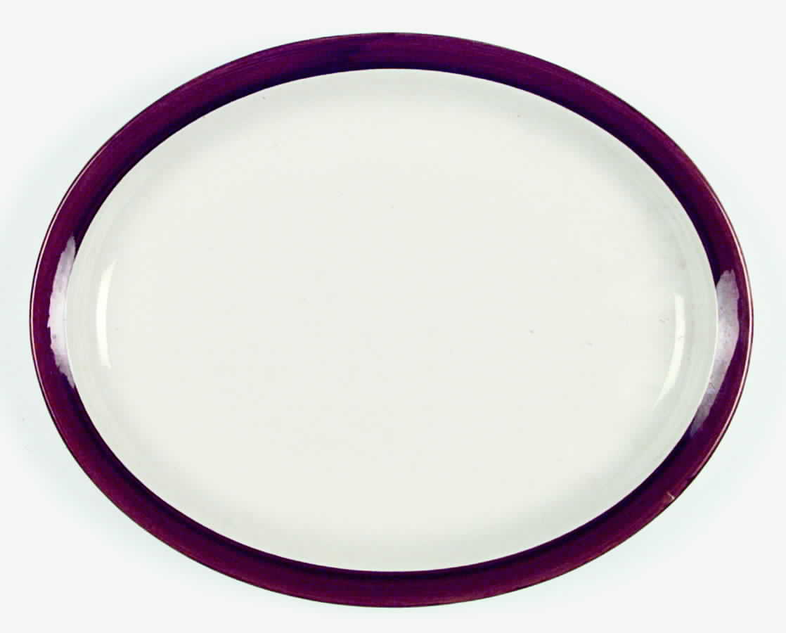 SHO116 14" Oval Serving Platter by Shenango-1