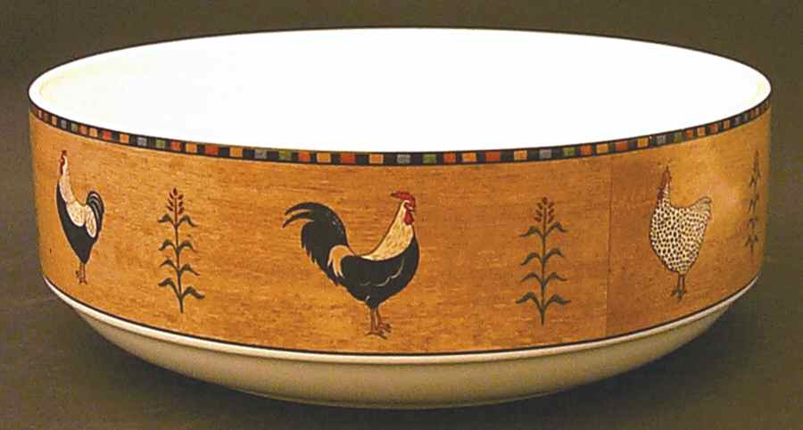 Country Quartet 9" Round Vegetable Bowl by Sakura-1