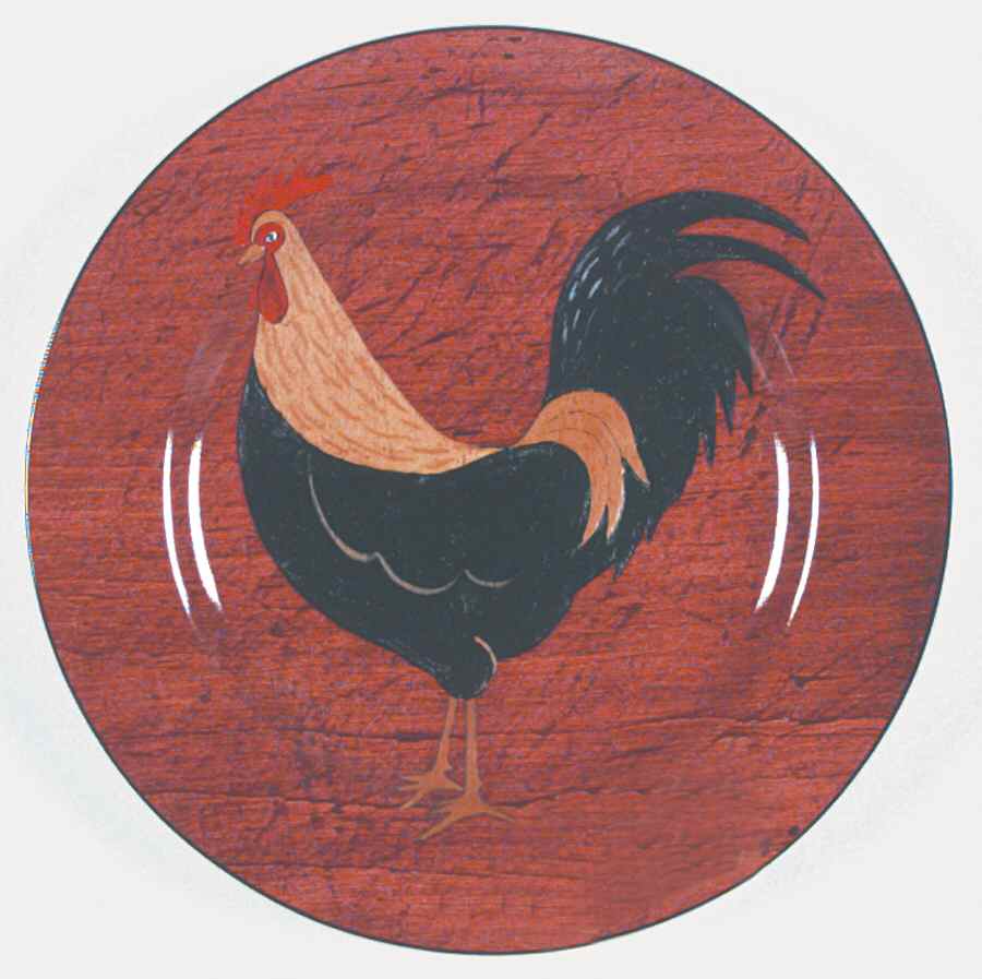 Country Quartet Salad Plate by Sakura-1