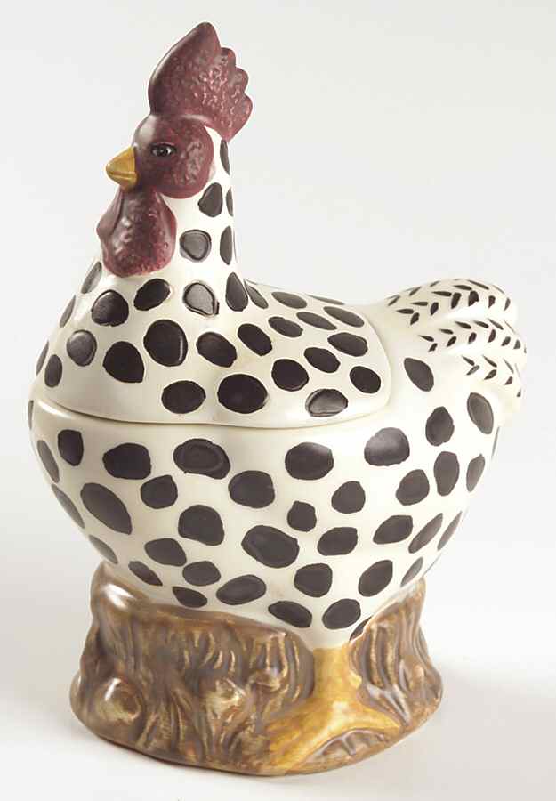 Country Quartet Figural Sugar Bowl & Lid by Sakura-1