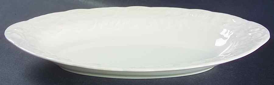 Rose Point Relish/Gravy Underplate by Steubenville-1