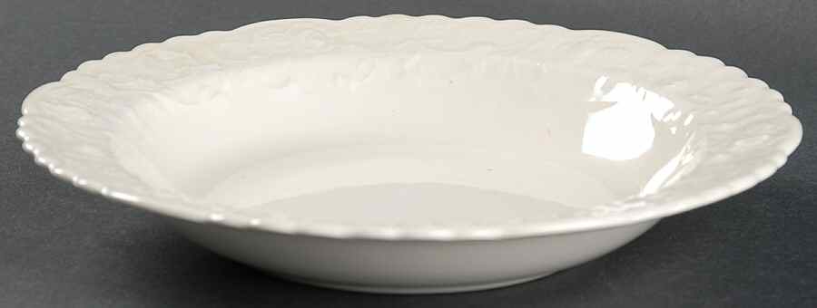 Rose Point Rim Soup Bowl by Steubenville-1