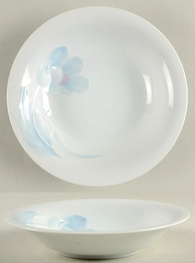 Tulip Blue  Coupe Soup Bowl by Studio Nova-1