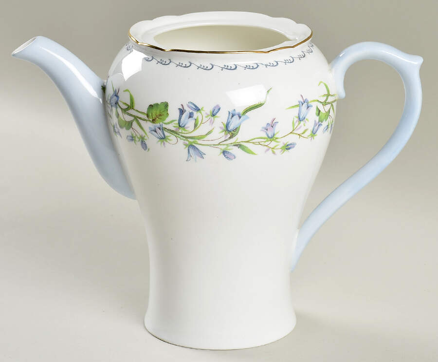 Harebell (Richmond) Coffee Pot No Lid by Shelley-1