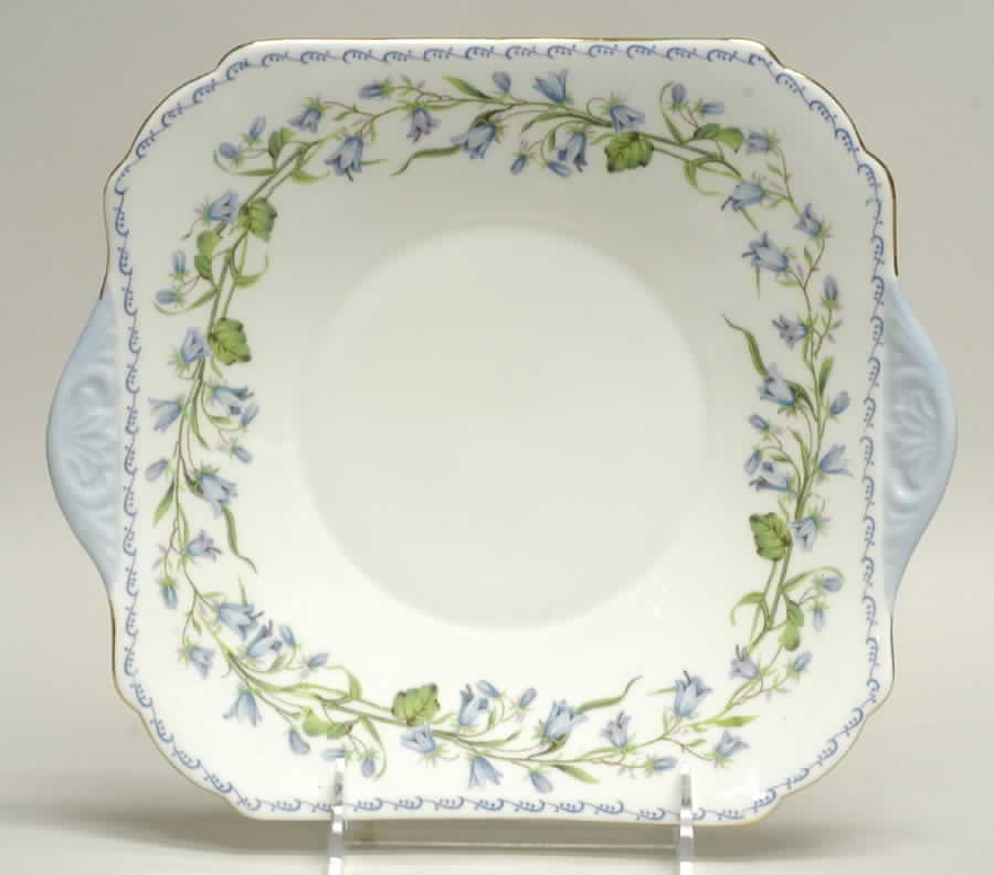 Harebell (Richmond) Square Handled Cake Plate by Shelley-1