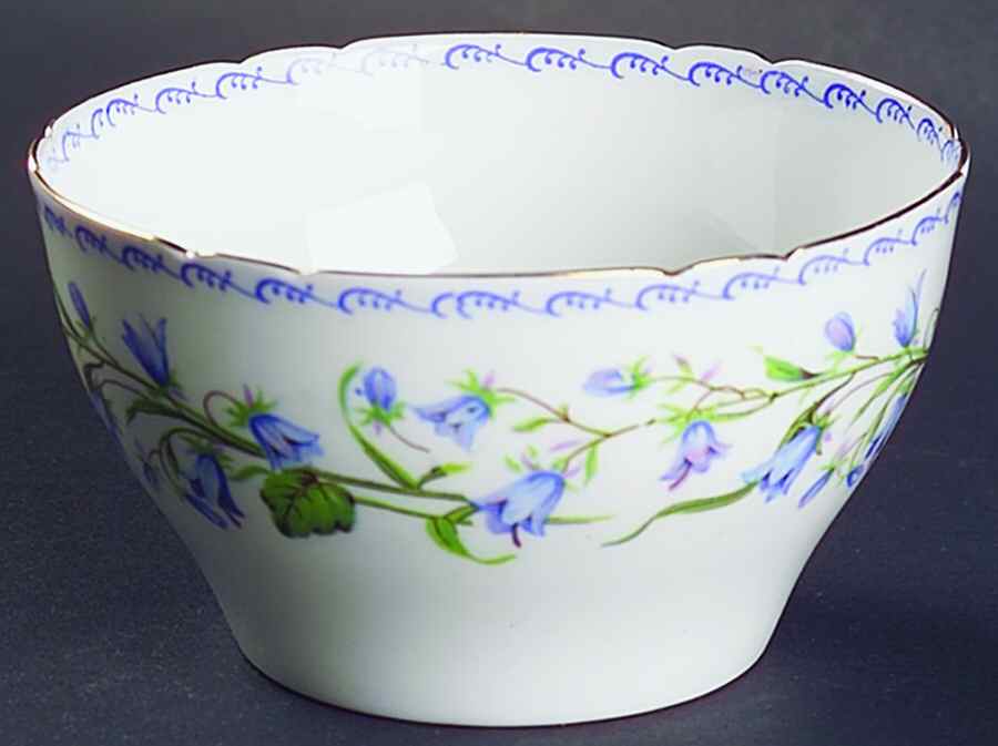Harebell (Richmond) Open Sugar Bowl by Shelley-1