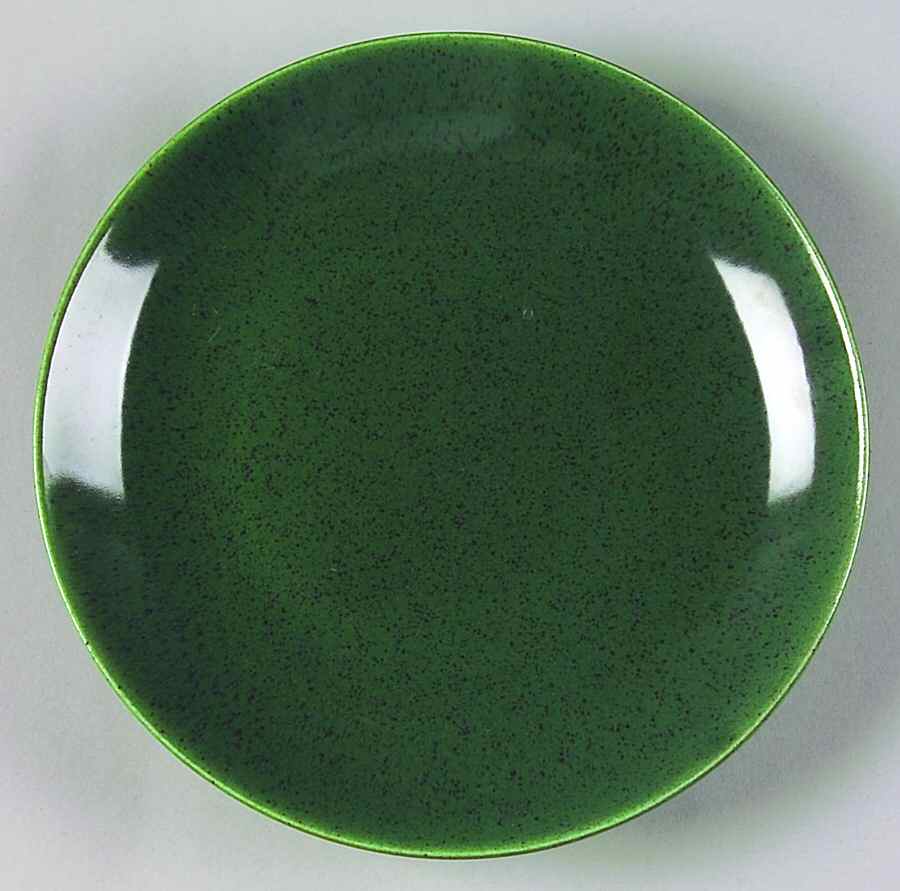 California Modern Moss Green Bread & Butter Plate by Santa Anita-1