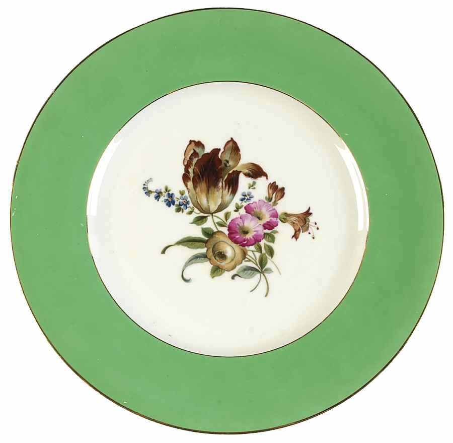 HCZ239 Green Dinner Plate by Haas-Czjzek Coronado-1