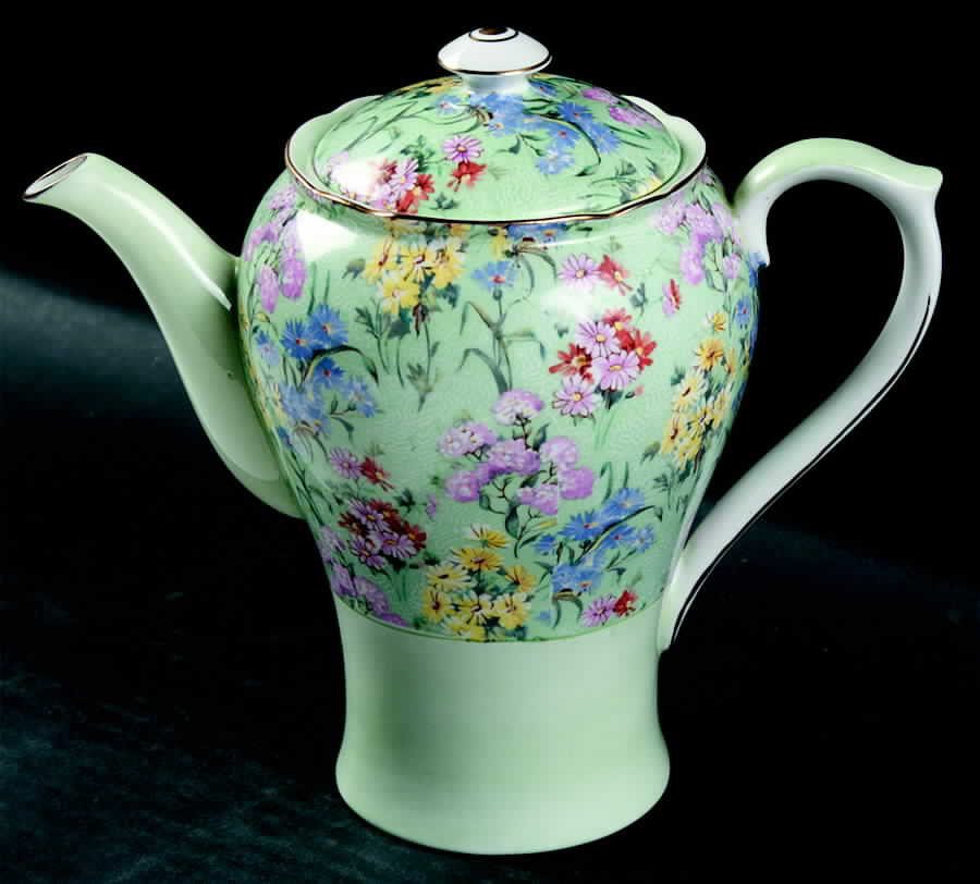 Melody Coffee Pot & Lid by Shelley-1