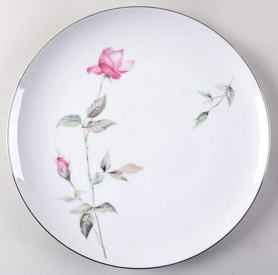 Dawn Rose Dinner Plate by Sango-1