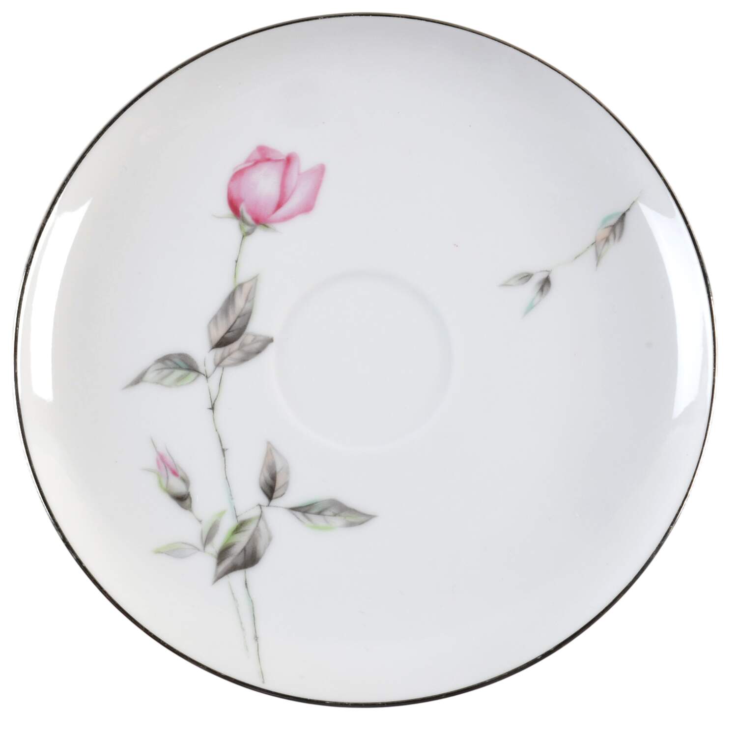 Dawn Rose Saucer by Sango-1