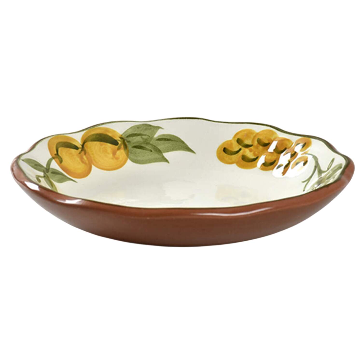 Sculptured Fruit Coupe Soup Bowl by Stangl-1