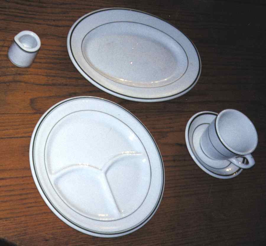 SHO119 Flat Cup & Saucer Set by Shenango-1