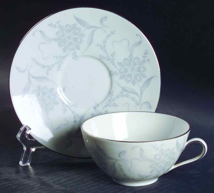 23854 Flat Cup & Saucer Set by Seltmann-1