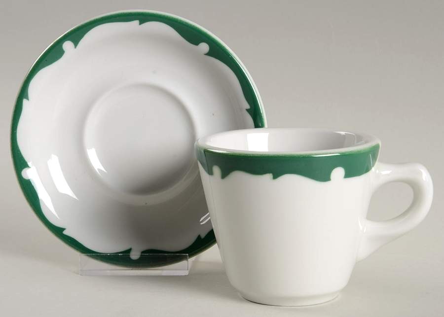 SHO131 Flat Cup & Saucer Set by Shenango-1