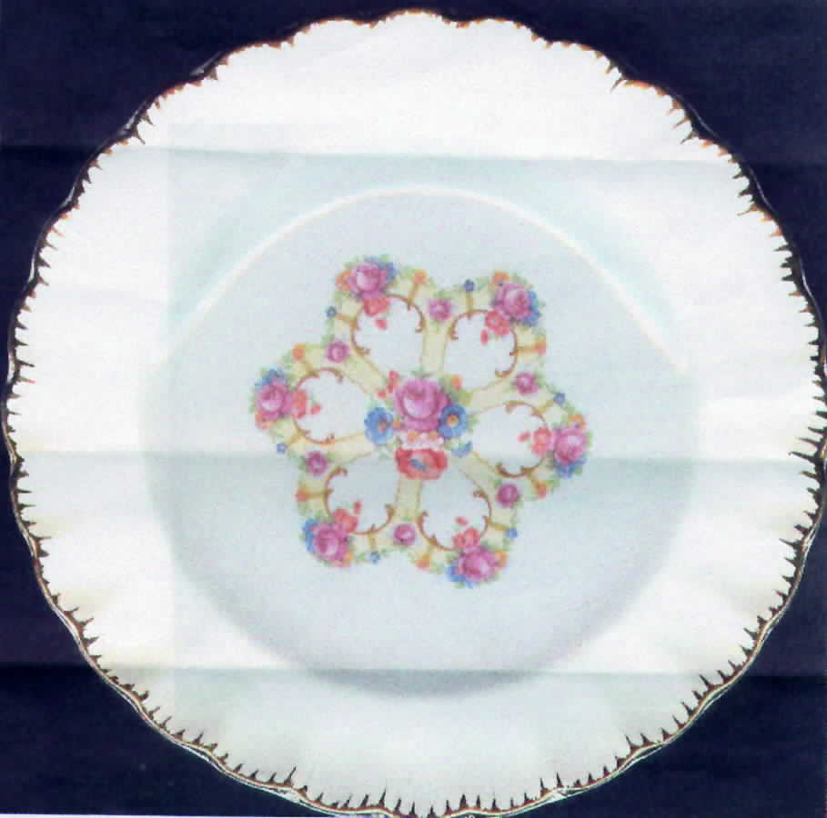 Fortune Bread & Butter Plate by Sebring Pottery-1