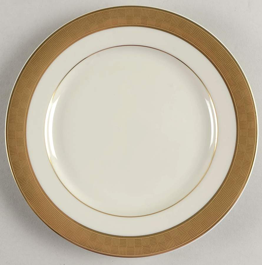 Metropolitan Gold Salad Plate by Sango-1