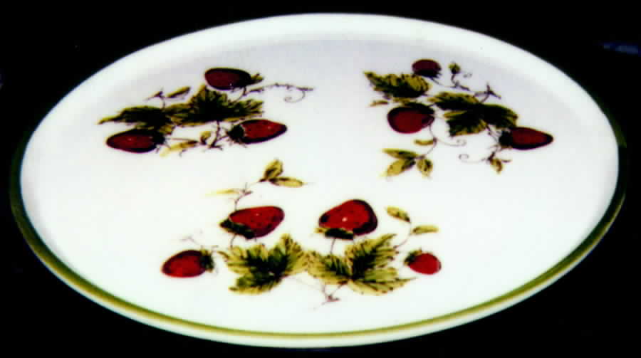 Les Fraises Dinner Plate by Shafford-1