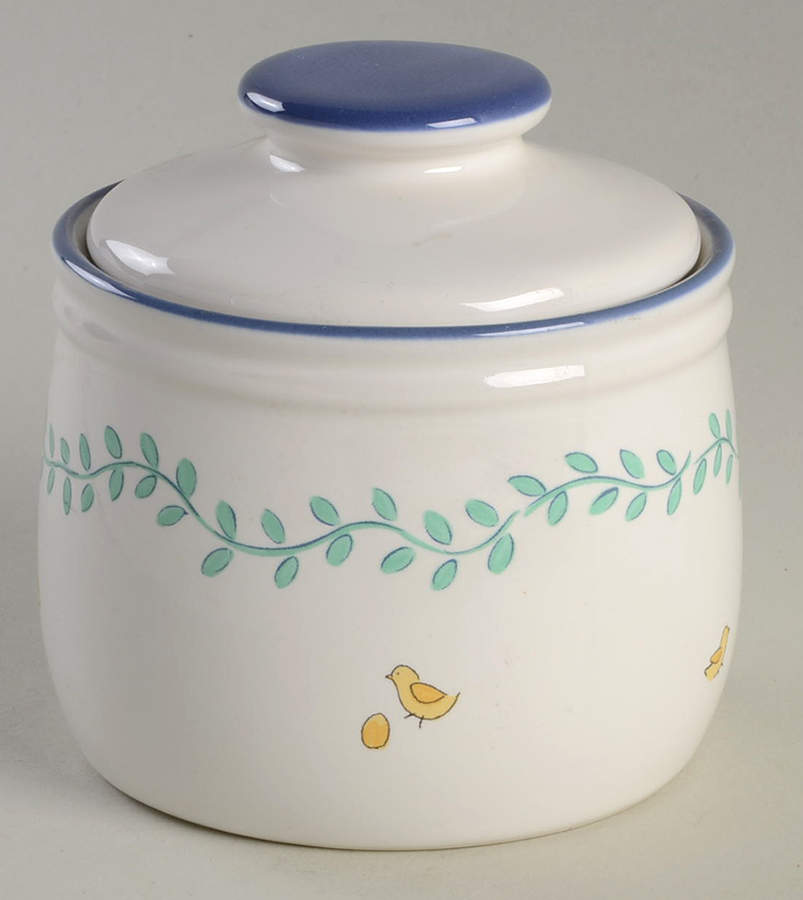 Summer Mornings Sugar Bowl & Lid by Studio Nova-1