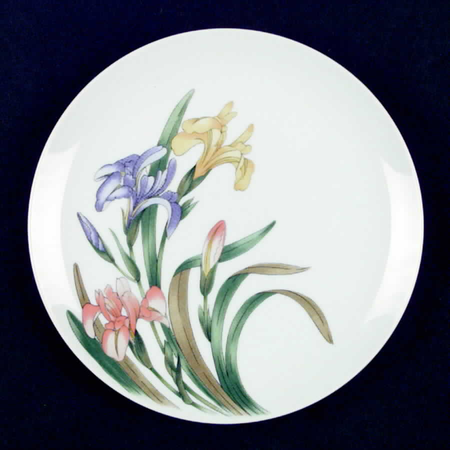 Jardin Des Iris Salad Plate by Shafford-1